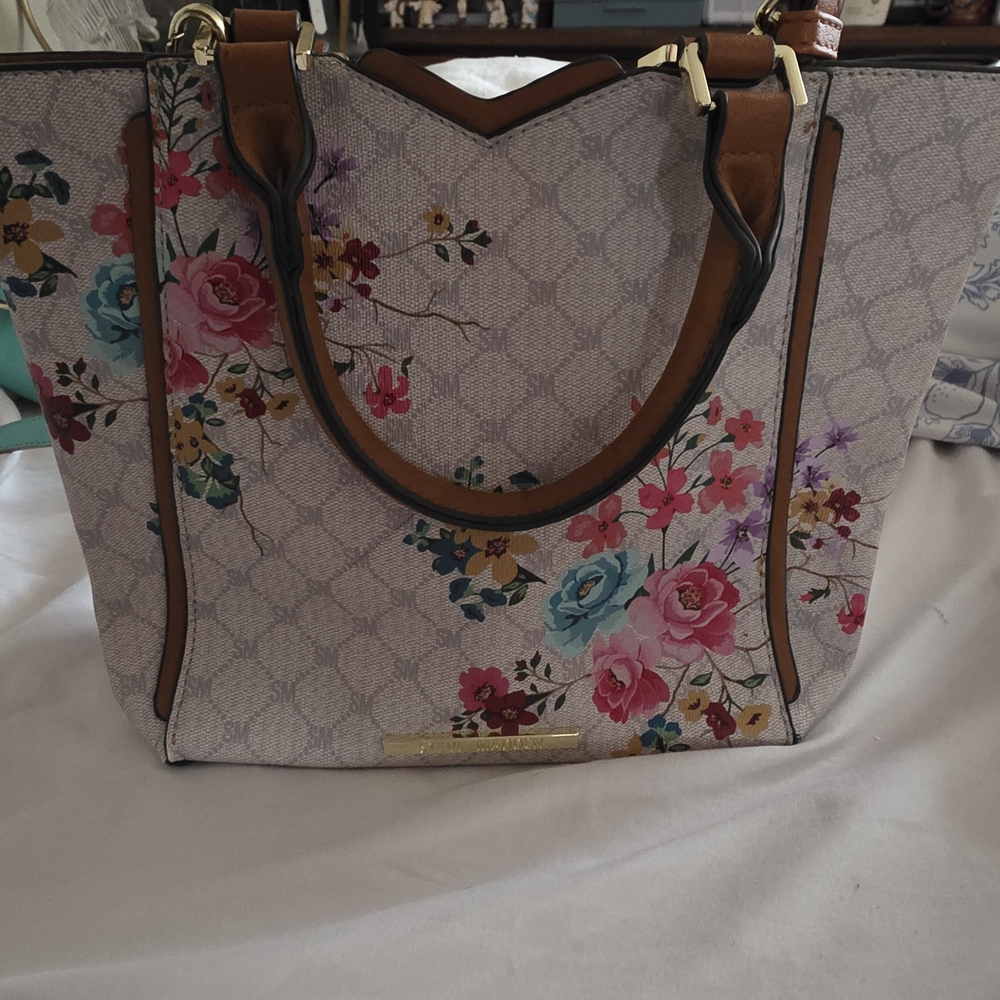 Steve Madden Floral Patterned Tote Bag
